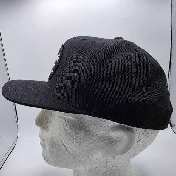 Brixton Wheeler Snapback Mens Black Hat Cap Casual Outdoors Party Going Out - Picture 2 of 10